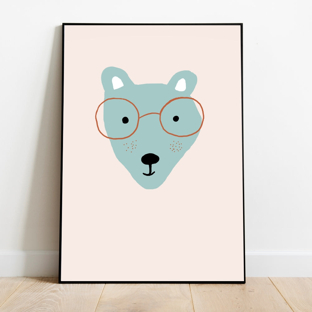 Polar Bear - Animal Poster Baby Room