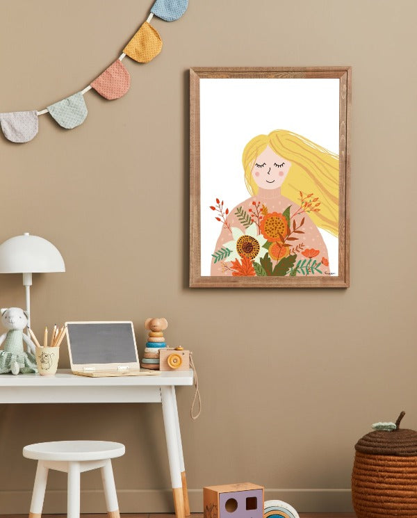 Lisa in spring - Flowers Poster nursery