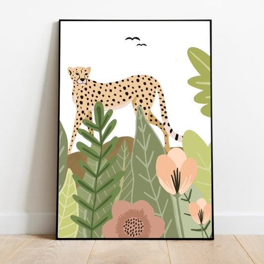 luipaard safari poster
