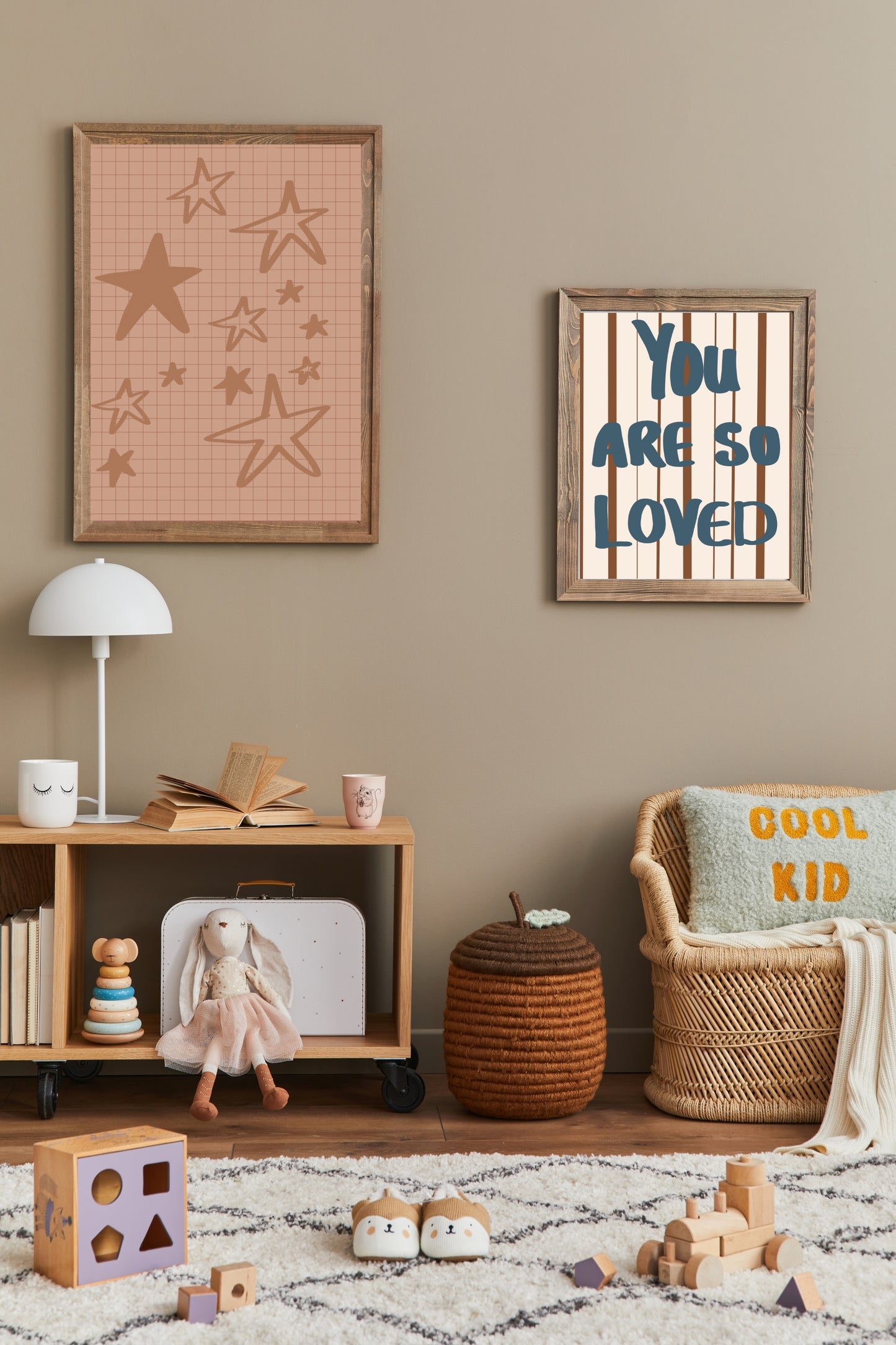 You are so loved - nursery poster