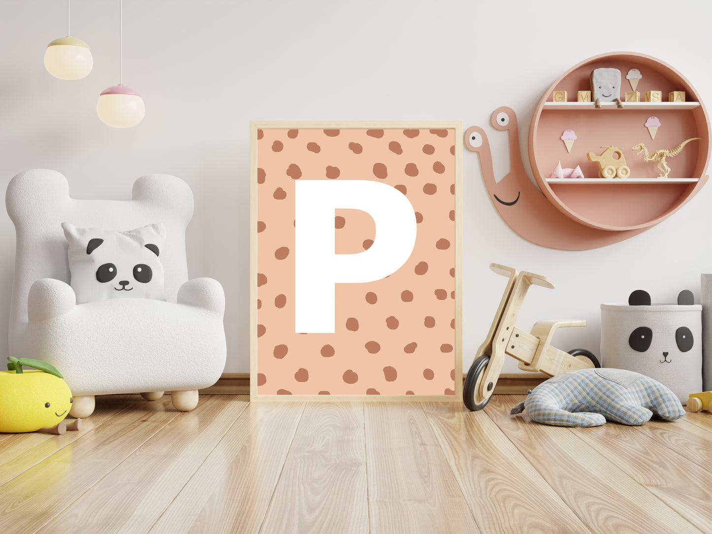 Affiche alphabet chambre bébé