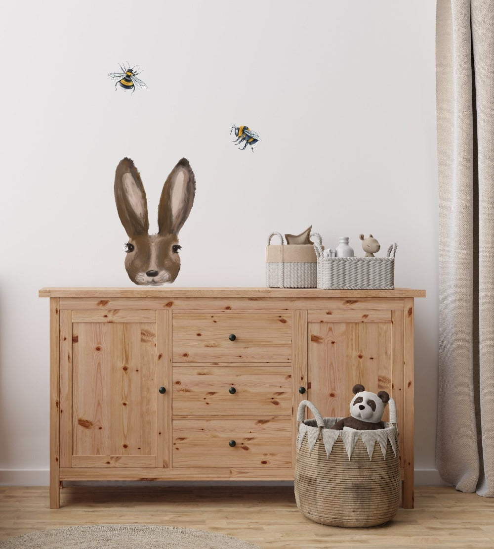 The hare - rabbit wall sticker