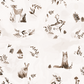 Wallpaper Forest Animals - Beige