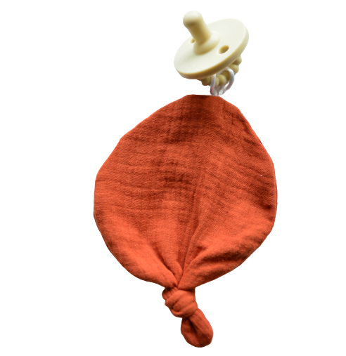 Grapefruit - Hydrophilic pacifier cloth Balloon - Rust