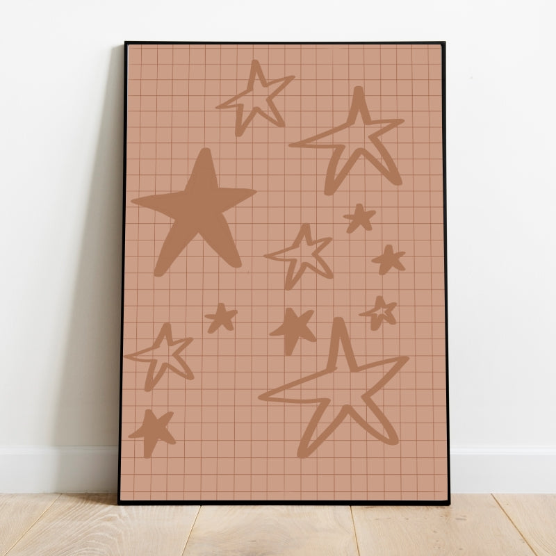 Stars - nursery poster