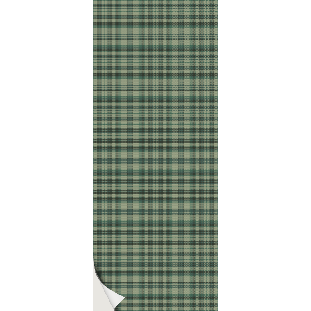 Wallpaper Tartan plaid green